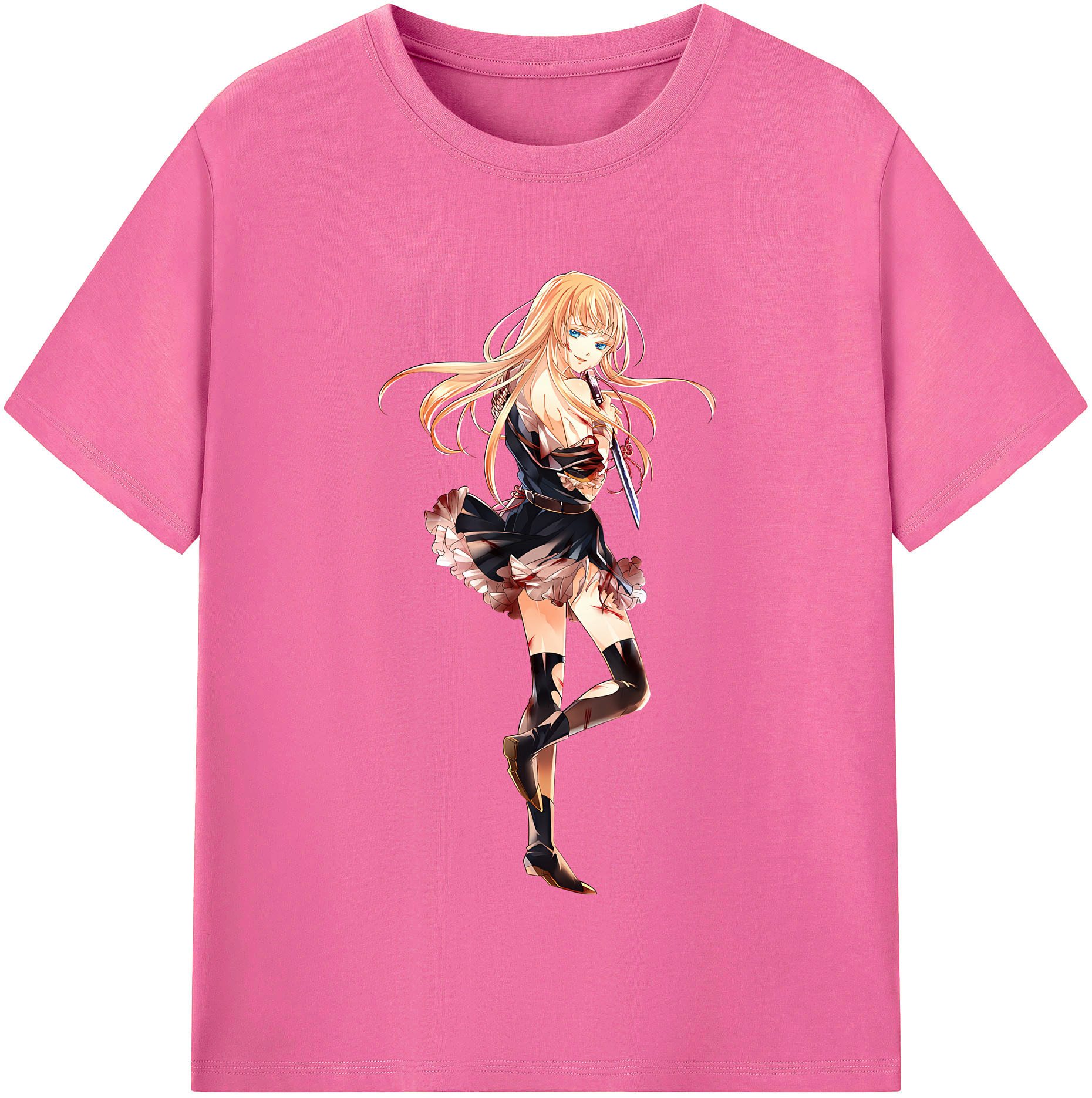 （画像用） 刀剣乱舞 Touken Ranbu レディースカジュアルプリントTシャツ（綿100％）
